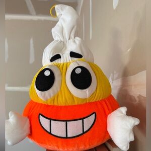 Smiling Candy Corn Emoji Plush Toy